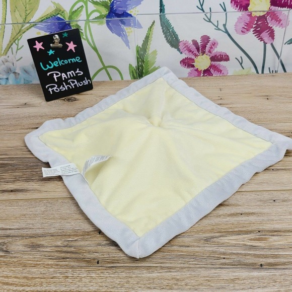 Carters COW Baby Lovey Security Blanket Yellow Soft Plush Toy - Picture 3 of 5